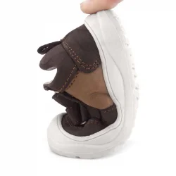 Rakerplus Schaggy Hakiki Deri Kahve Bebek Spor Ayakkabı