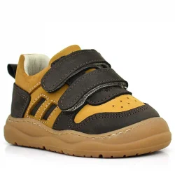 Rakerplus Schaggy Hakiki Deri Kahve Taba Cırtlı Bebek Spor Ayakkabı