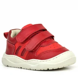 Rakerplus Schaggy Hakiki Deri Kırmızı Bebek Spor Ayakkabı