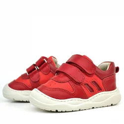 Rakerplus Schaggy Hakiki Deri Kırmızı Bebek Spor Ayakkabı