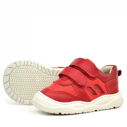 Rakerplus Schaggy Hakiki Deri Kırmızı Bebek Spor Ayakkabı