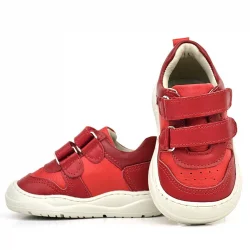 Rakerplus Schaggy Hakiki Deri Kırmızı Bebek Spor Ayakkabı