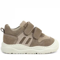 Rakerplus Schaggy Hakiki Deri Kum Krem Bebek Spor Ayakkabı