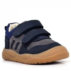 Rakerplus Schaggy Hakiki Deri Lacivert Bebek Spor Ayakkabı