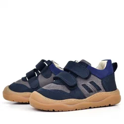 Rakerplus Schaggy Hakiki Deri Lacivert Bebek Spor Ayakkabı