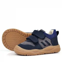 Rakerplus Schaggy Hakiki Deri Lacivert Bebek Spor Ayakkabı