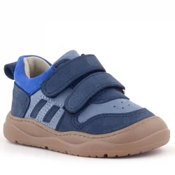 Rakerplus Schaggy Hakiki Deri Lacivert Mavi Bebek Spor Ayakkabı