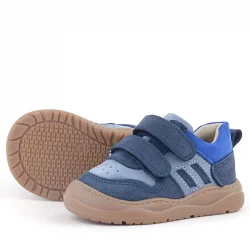 Rakerplus Schaggy Hakiki Deri Lacivert Mavi Bebek Spor Ayakkabı