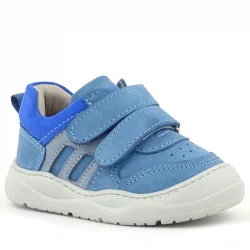 Rakerplus Schaggy Hakiki Deri Mavi Bebek Spor Ayakkabı