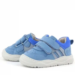 Rakerplus Schaggy Hakiki Deri Mavi Bebek Spor Ayakkabı