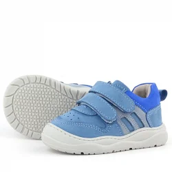 Rakerplus Schaggy Hakiki Deri Mavi Bebek Spor Ayakkabı