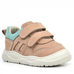 Rakerplus Schaggy Hakiki Deri Pudra Bebek Spor Ayakkabı