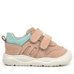 Rakerplus Schaggy Hakiki Deri Pudra Bebek Spor Ayakkabı