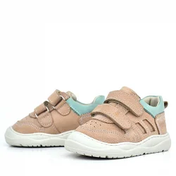 Rakerplus Schaggy Hakiki Deri Pudra Bebek Spor Ayakkabı