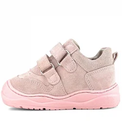 Rakerplus Schaggy Hakiki Deri Pudra Pembe Cırtlı Bebek Spor Ayakkabı