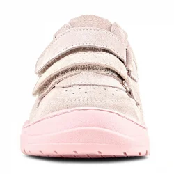 Rakerplus Schaggy Hakiki Deri Pudra Pembe Cırtlı Bebek Spor Ayakkabı