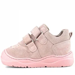 Rakerplus Schaggy Hakiki Deri Pudra Pembe Cırtlı Bebek Spor Ayakkabı