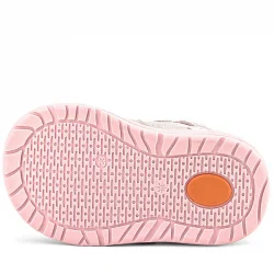 Rakerplus Schaggy Hakiki Deri Pudra Pembe Cırtlı Bebek Spor Ayakkabı