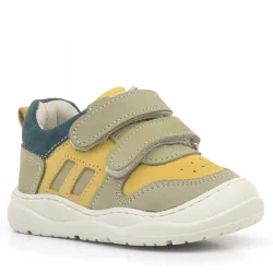 Rakerplus Schaggy Hakiki Deri Sarı Yeşil Bebek Spor Ayakkabı