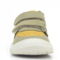 Rakerplus Schaggy Hakiki Deri Sarı Yeşil Bebek Spor Ayakkabı