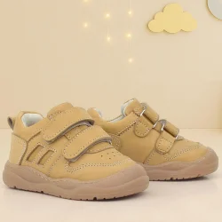 Rakerplus Schaggy Hakiki Deri Taba Cırtlı Bebek Spor Ayakkabı