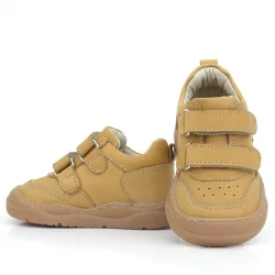 Rakerplus Schaggy Hakiki Deri Taba Cırtlı Bebek Spor Ayakkabı