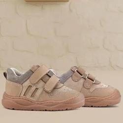 Rakerplus Schaggy Hakiki Deri Vizon Cırtlı Bebek Spor Ayakkabı