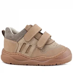 Rakerplus Schaggy Hakiki Deri Vizon Cırtlı Bebek Spor Ayakkabı