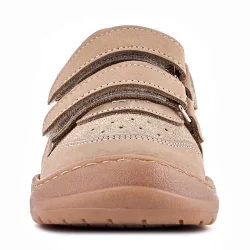 Rakerplus Schaggy Hakiki Deri Vizon Cırtlı Bebek Spor Ayakkabı