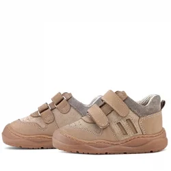 Rakerplus Schaggy Hakiki Deri Vizon Cırtlı Bebek Spor Ayakkabı