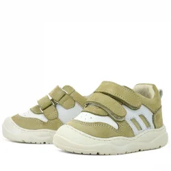 Rakerplus Schaggy Hakiki Deri Yeşil Bebek Spor Ayakkabı