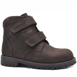 Rakerplus Sentor Hakiki Deri Kahverengi Cırtlı Erkek Genç Bot