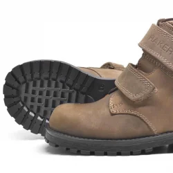 Rakerplus Sentor Hakiki Deri Kum Rengi Kürklü Cırtlı Çocuk Bot