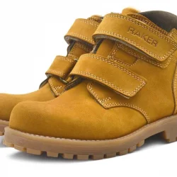 Rakerplus Sentor Hakiki Deri Kürklü Cırtlı Çocuk Bot