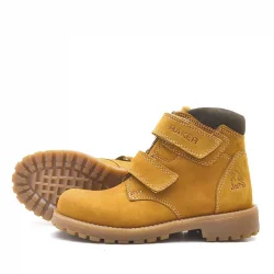 Rakerplus Sentor Hakiki Deri Sarı Cırtlı Kürklü Bot