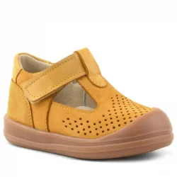 Rakerplus Shaun Hakiki Deri Taba Cırtlı Anatomik Bebek Sandalet