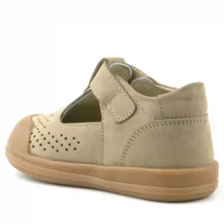 Rakerplus Shaun Hakiki Deri Vizon Cırtlı Anatomik Bebek Sandalet