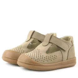 Rakerplus Shaun Hakiki Deri Vizon Cırtlı Anatomik Bebek Sandalet