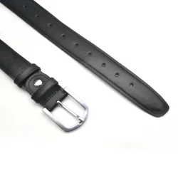 Rakerplus Siyah 3,5cm Erkek Çocuk Kemeri (85-110cm)