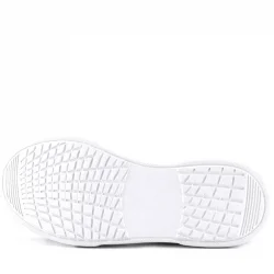 Rakerplus Siyah Cilt Bağcıklı Hafif Beyaz Tabanlı Çocuk Spor Ayakkabı