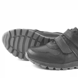 Rakerplus Siyah Cırtlı Erkek Çocuk Spor Okul Ayakkabı