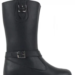 Rakerplus Siyah Fermuarlı Uzun Kız Çocuk Çizme