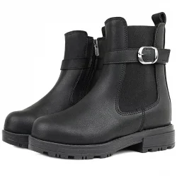 Rakerplus Siyah Mat Lastikli Kız Çocuk Bot