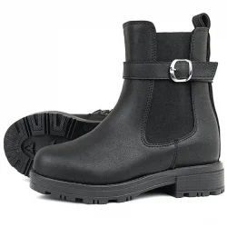 Rakerplus Siyah Mat Lastikli Kız Çocuk Bot