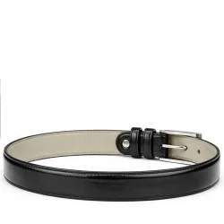 Rakerplus Siyah Rugan 3,5cm Erkek Çocuk Kemeri (85-110cm)