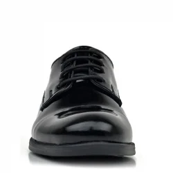 Rakerplus Siyah Rugan Bağcıklı Oxford Çocuk Okul Ayakkabısı