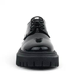 Rakerplus Siyah Rugan Bağcıklı Oxford Günlük Ayakkabı