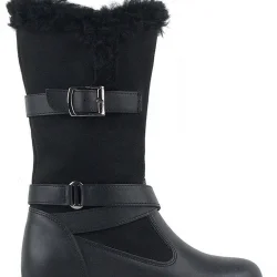 Rakerplus Siyah Uzun Fermuarlı Kız Çocuk Çizme