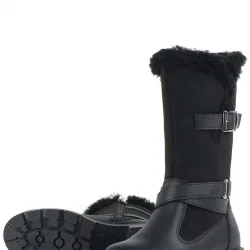 Rakerplus Siyah Uzun Fermuarlı Kız Çocuk Çizme