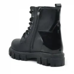 Rakerplus Siyah Yıldız Detaylı Kız Çocuk Bot